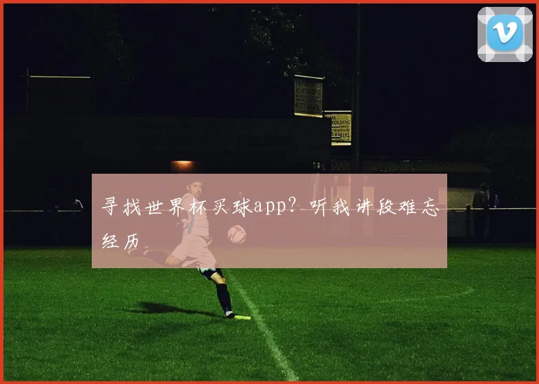 寻找世界杯买球app？听我讲段难忘经历